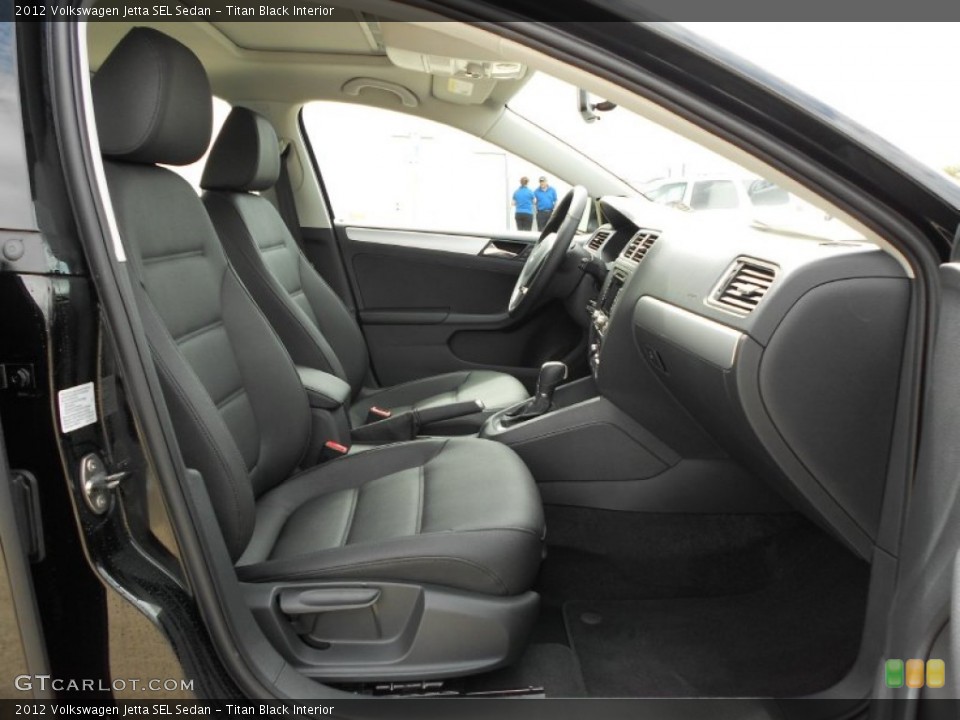 Titan Black Interior Photo for the 2012 Volkswagen Jetta SEL Sedan #54325875