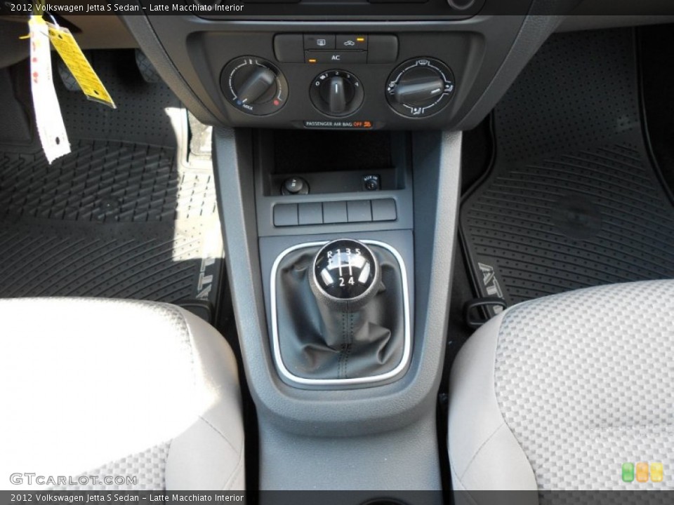 Latte Macchiato Interior Transmission for the 2012 Volkswagen Jetta S Sedan #54326974