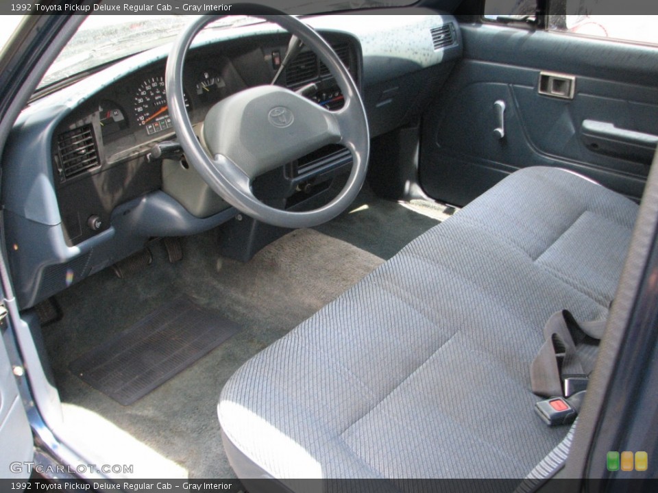 Gray 1992 Toyota Pickup Interiors