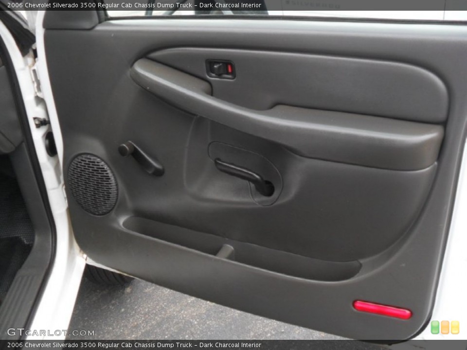 Dark Charcoal Interior Door Panel for the 2006 Chevrolet Silverado 3500 Regular Cab Chassis Dump Truck #54329710