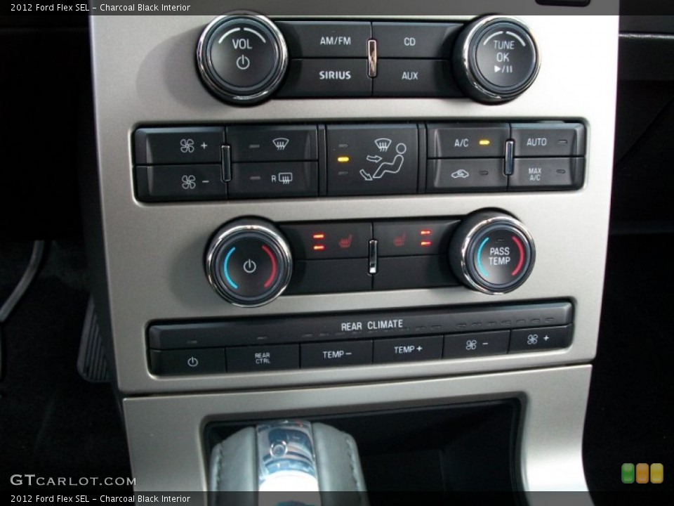 Charcoal Black Interior Controls for the 2012 Ford Flex SEL #54331282