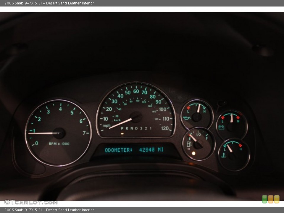 Desert Sand Leather Interior Gauges for the 2006 Saab 9-7X 5.3i #54331390