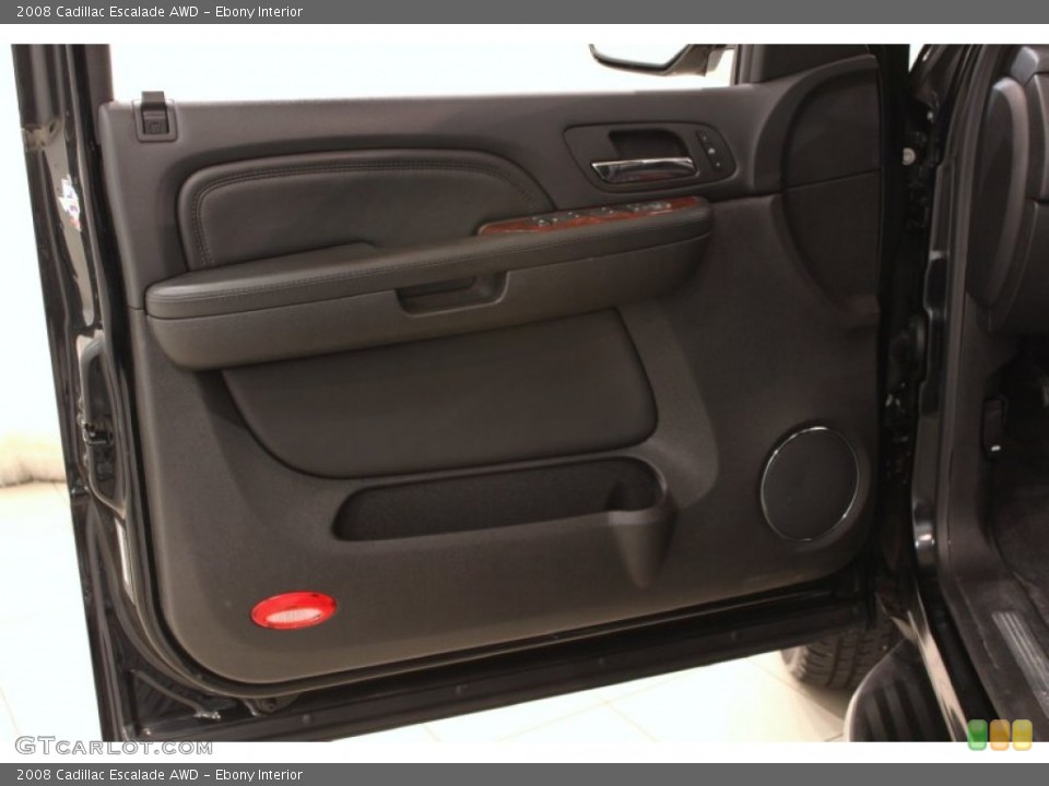 Ebony Interior Door Panel for the 2008 Cadillac Escalade AWD #54332098