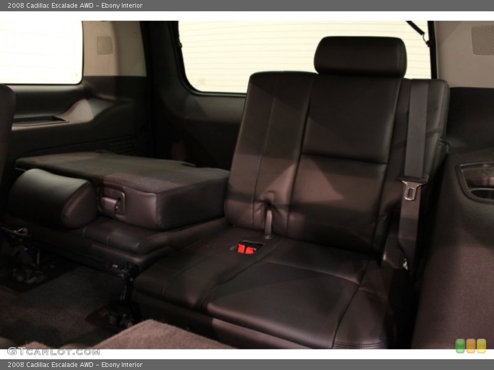 Ebony Interior Photo for the 2008 Cadillac Escalade AWD #54332277