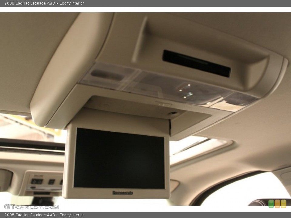 Ebony Interior Photo for the 2008 Cadillac Escalade AWD #54332299