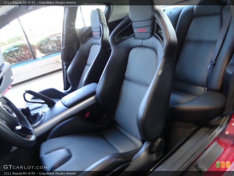 Gray/Black Recaro Interior Photo for the 2011 Mazda RX-8 R3 #54333964