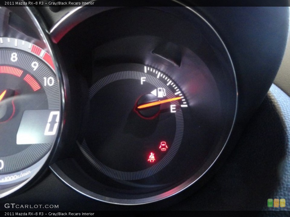 Gray/Black Recaro Interior Gauges for the 2011 Mazda RX-8 R3 #54334078