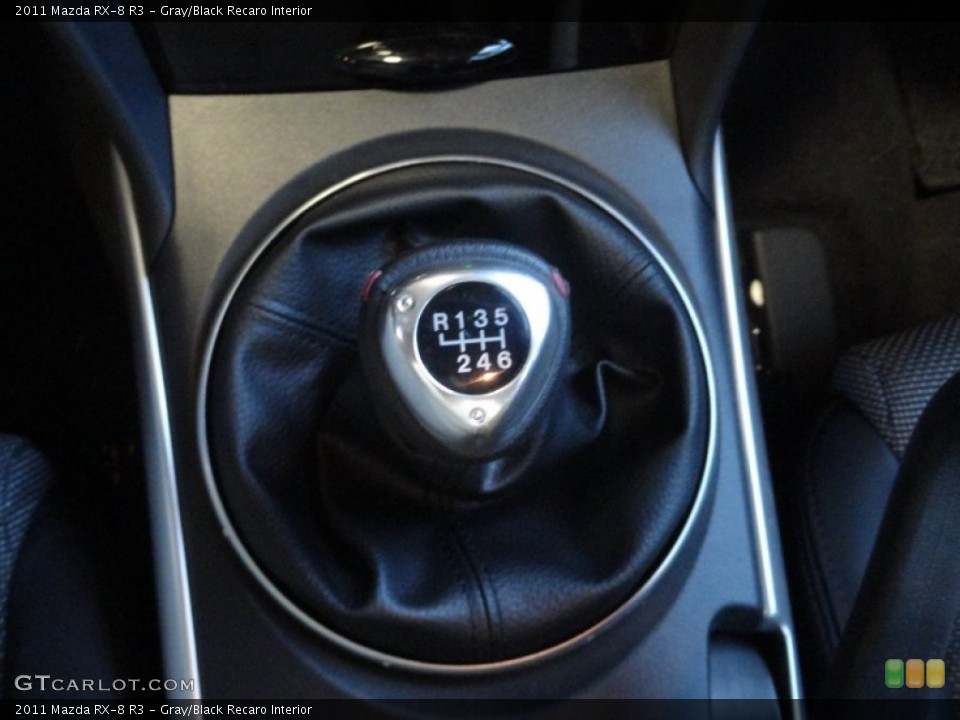 Gray/Black Recaro Interior Transmission for the 2011 Mazda RX-8 R3 #54334141