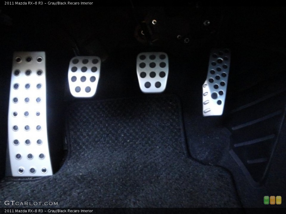 Gray/Black Recaro Interior Controls for the 2011 Mazda RX-8 R3 #54334210