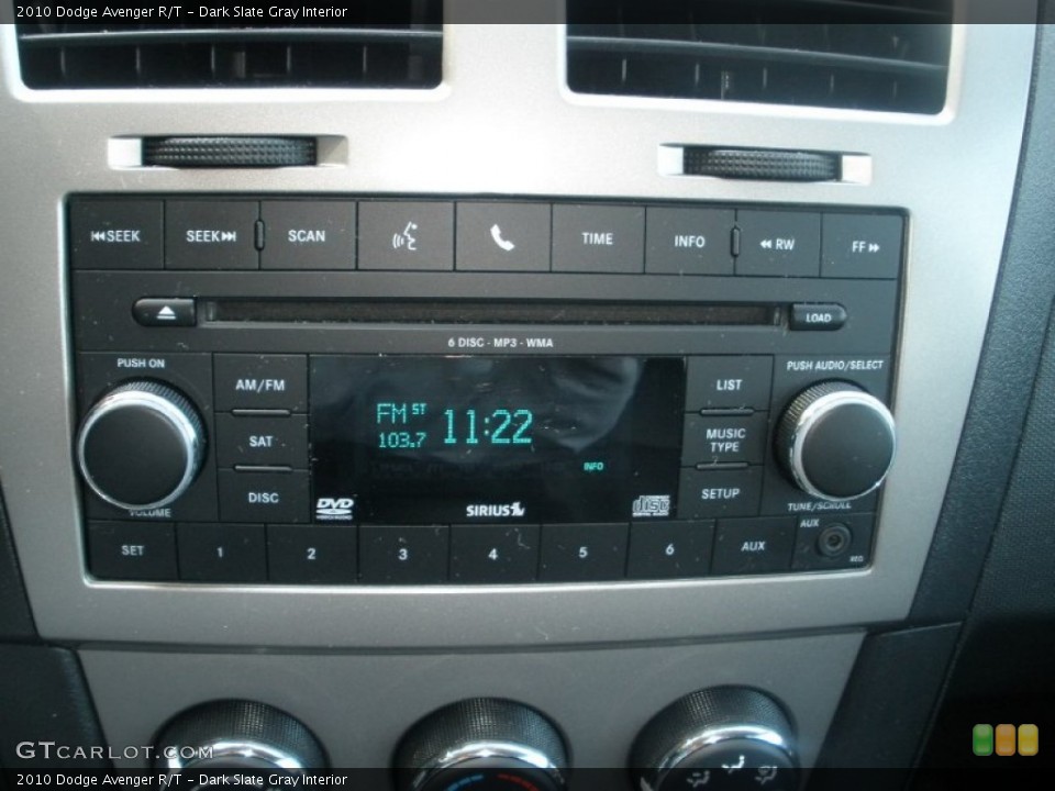 Dark Slate Gray Interior Audio System for the 2010 Dodge Avenger R/T #54334438
