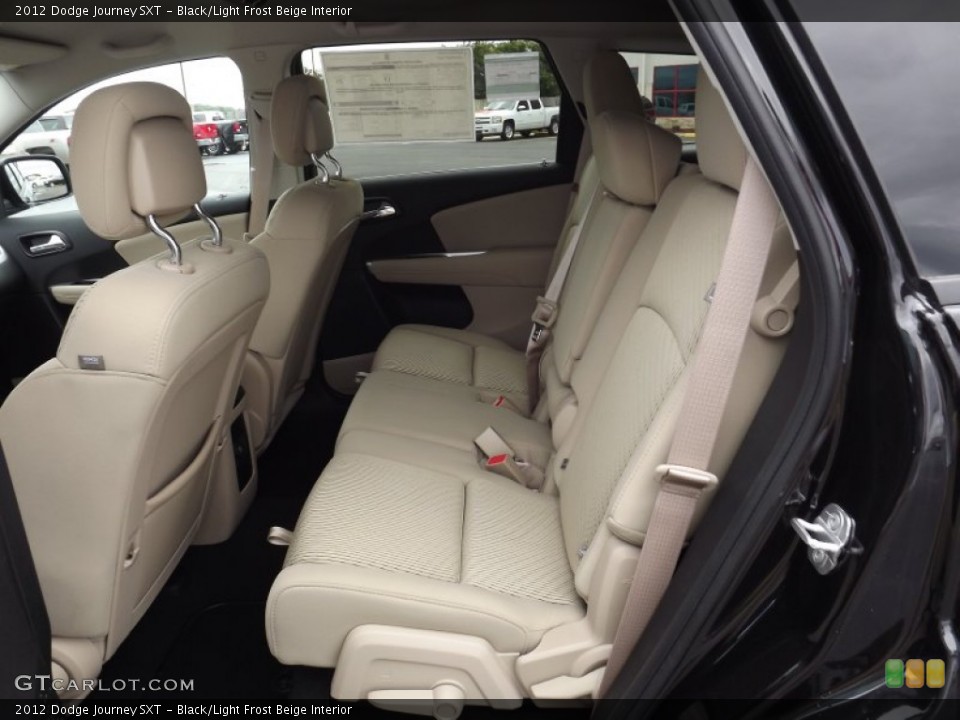 Black/Light Frost Beige Interior Photo for the 2012 Dodge Journey SXT #54334540