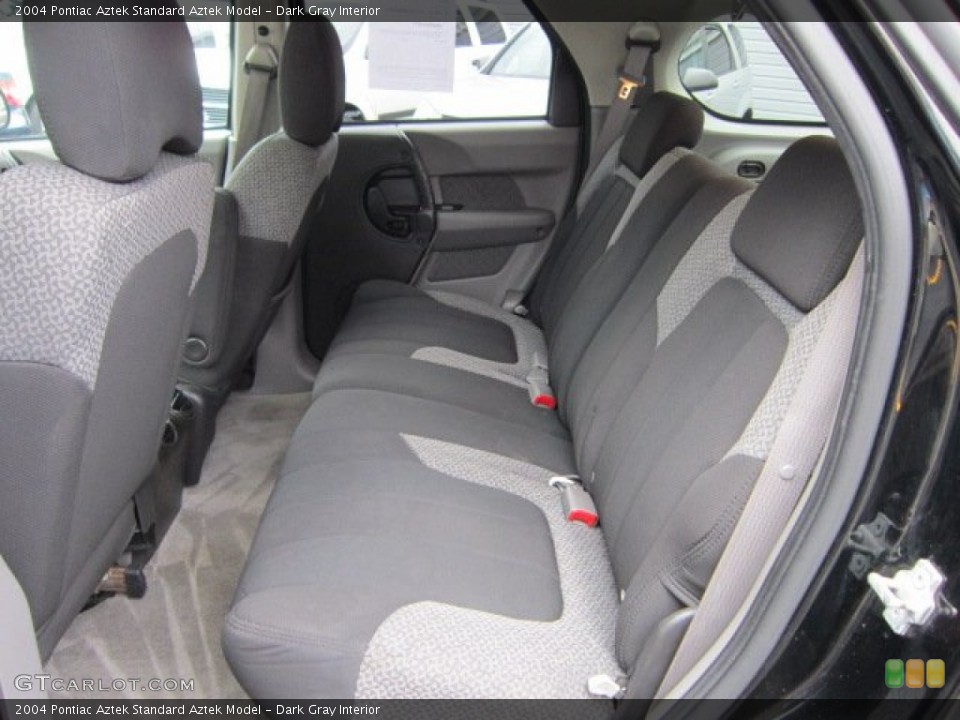Dark Gray Interior Photo for the 2004 Pontiac Aztek  #54335119