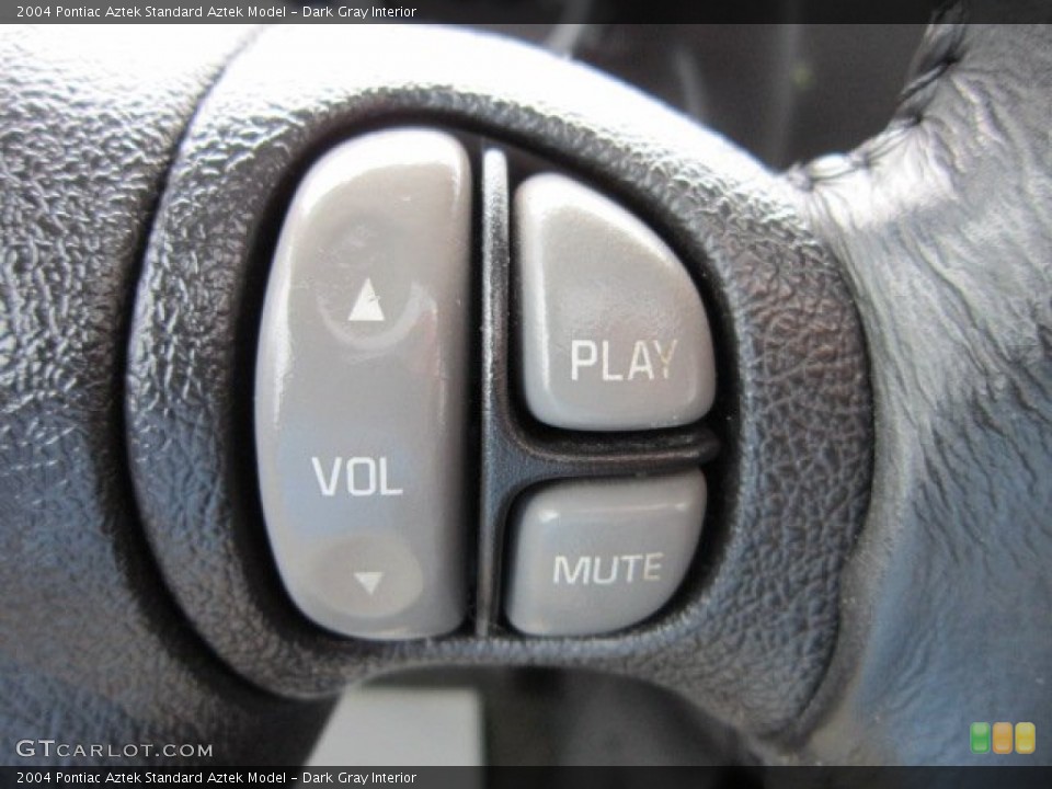Dark Gray Interior Controls for the 2004 Pontiac Aztek  #54335203