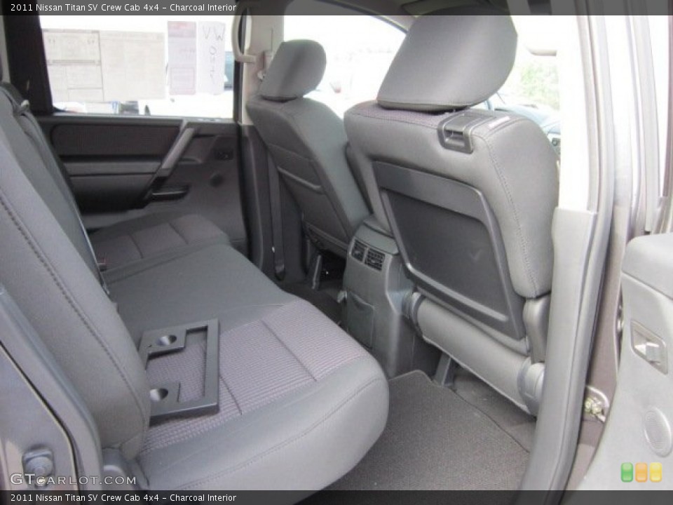Charcoal Interior Photo for the 2011 Nissan Titan SV Crew Cab 4x4 #54335560