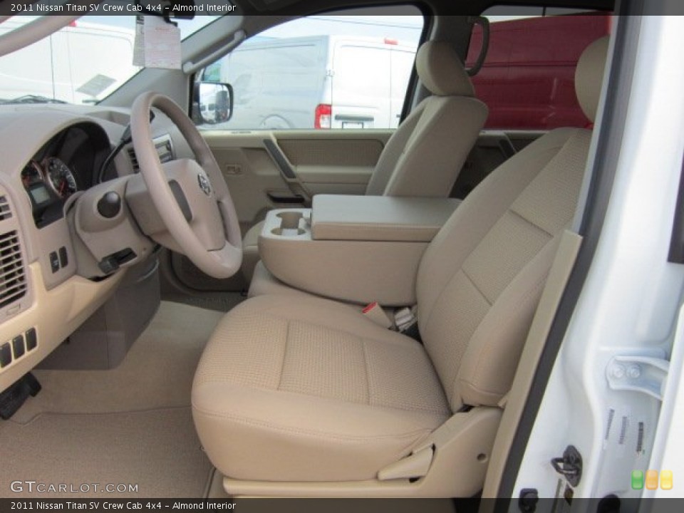 Almond Interior Photo for the 2011 Nissan Titan SV Crew Cab 4x4 #54335788