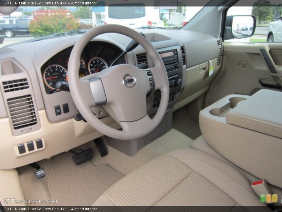 Almond 2011 Nissan Titan Interiors