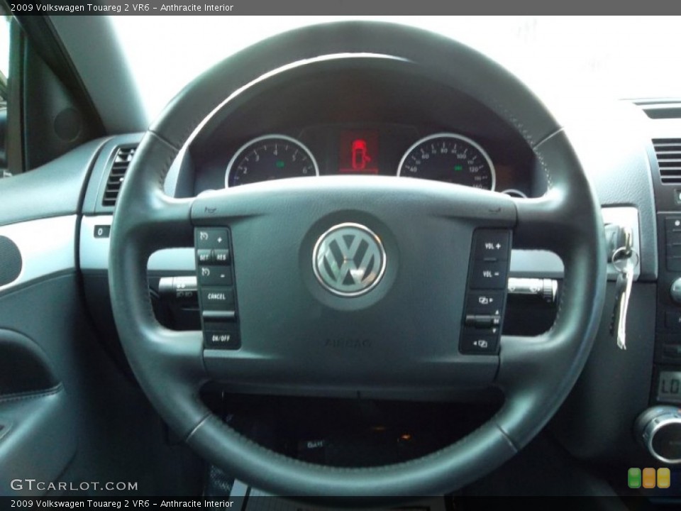 Anthracite Interior Steering Wheel for the 2009 Volkswagen Touareg 2 VR6 #54337896