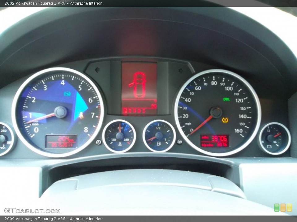 Anthracite Interior Gauges for the 2009 Volkswagen Touareg 2 VR6 #54337924