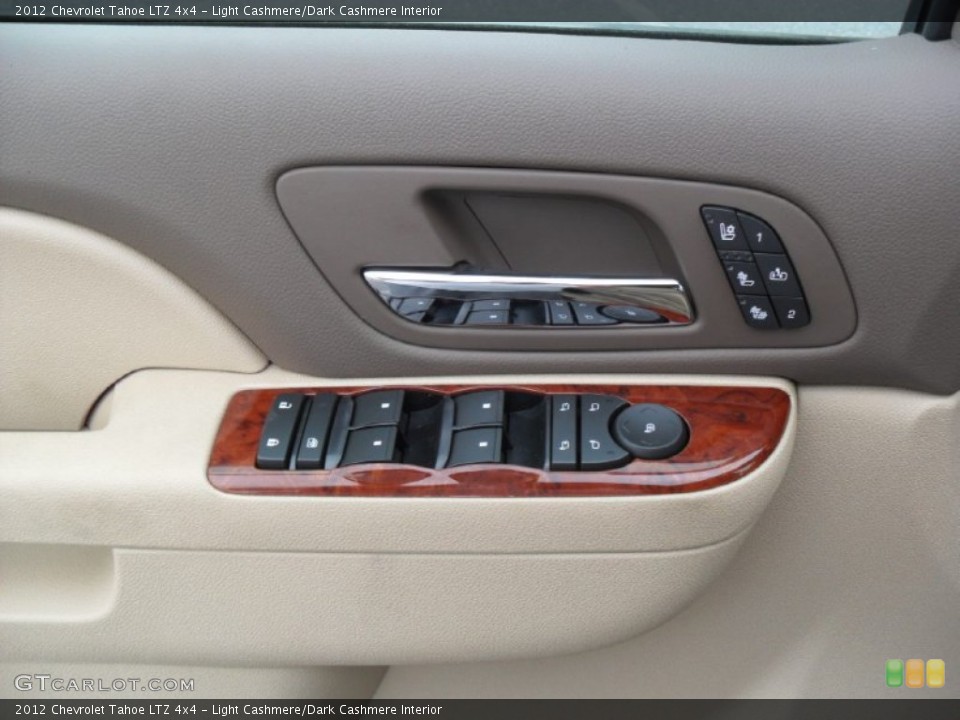 Light Cashmere/Dark Cashmere Interior Controls for the 2012 Chevrolet Tahoe LTZ 4x4 #54338806