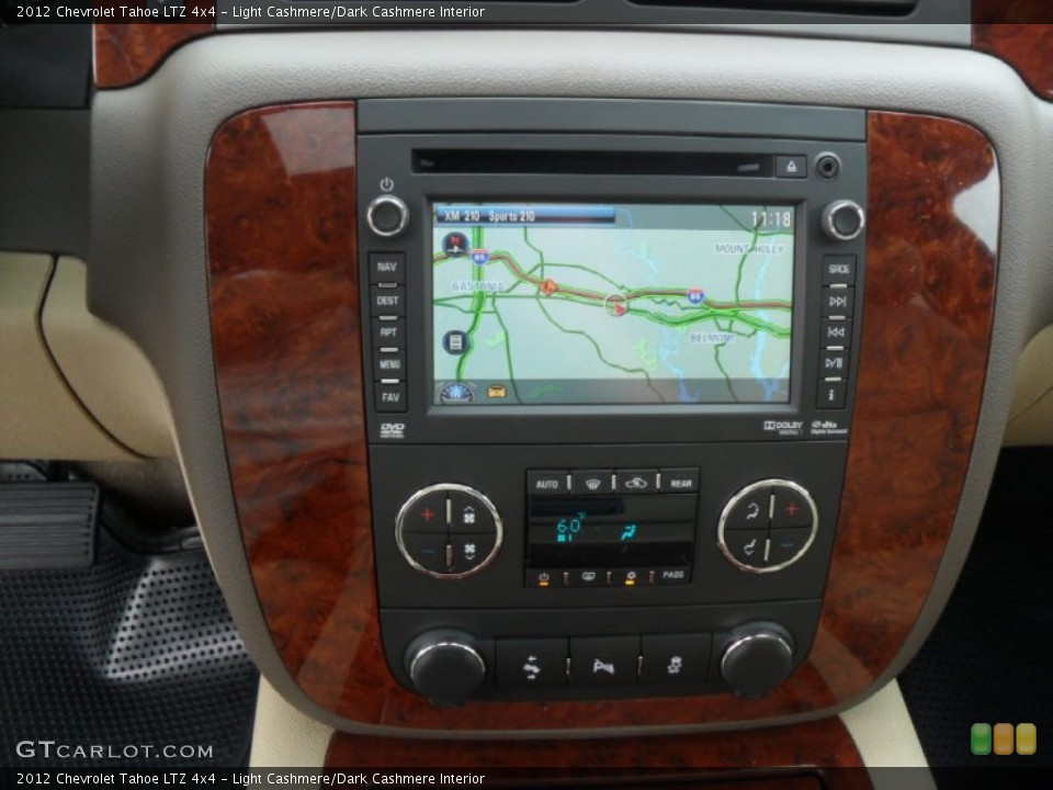 Light Cashmere/Dark Cashmere Interior Navigation for the 2012 Chevrolet Tahoe LTZ 4x4 #54338833