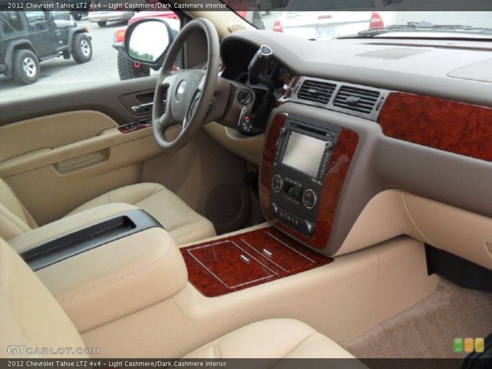 Light Cashmere/Dark Cashmere Interior Dashboard for the 2012 Chevrolet Tahoe LTZ 4x4 #54338941