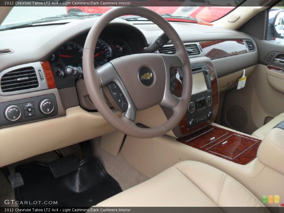 Light Cashmere/Dark Cashmere Interior Prime Interior for the 2012 Chevrolet Tahoe LTZ 4x4 #54338986