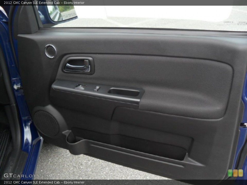 Ebony Interior Door Panel for the 2012 GMC Canyon SLE Extended Cab #54339603