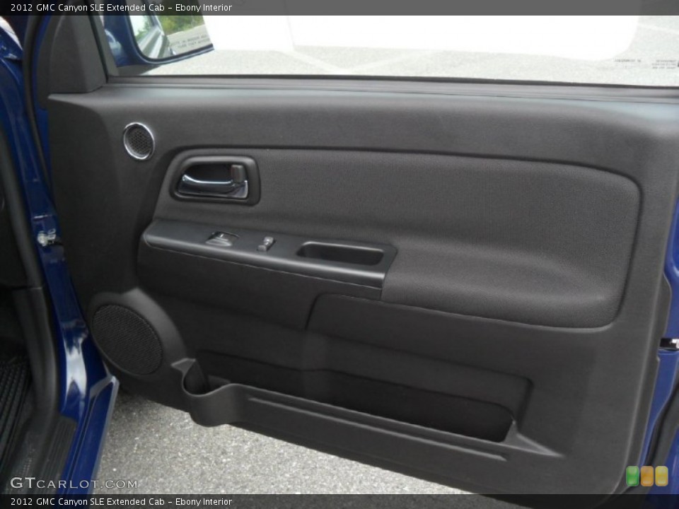 Ebony Interior Door Panel for the 2012 GMC Canyon SLE Extended Cab #54339603