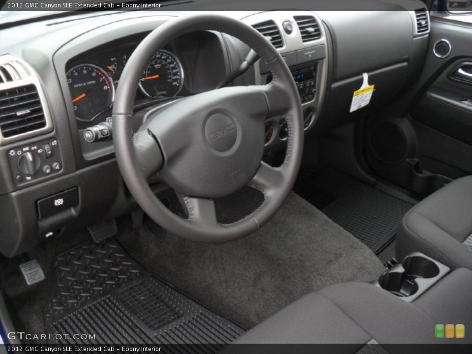 Ebony Interior Prime Interior for the 2012 GMC Canyon SLE Extended Cab #54339637