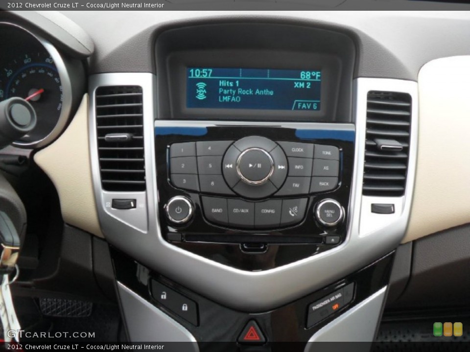 Cocoa/Light Neutral Interior Controls for the 2012 Chevrolet Cruze LT #54340693