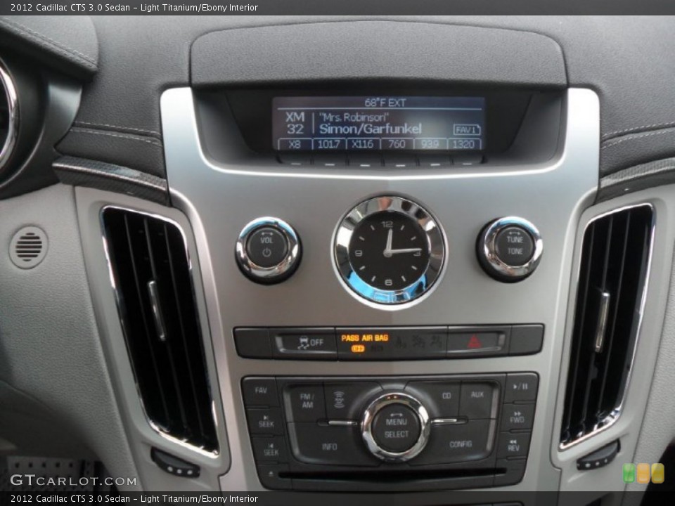 Light Titanium/Ebony Interior Controls for the 2012 Cadillac CTS 3.0 Sedan #54340921
