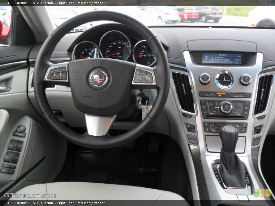Light Titanium/Ebony Interior Dashboard for the 2012 Cadillac CTS 3.0 Sedan #54340954