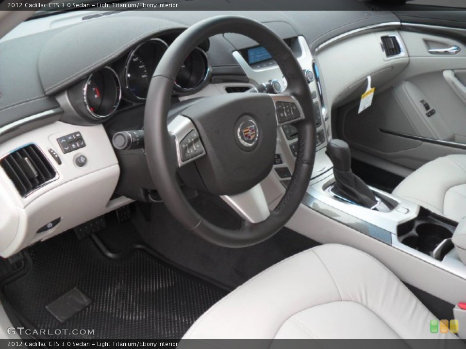 Light Titanium/Ebony Interior Prime Interior for the 2012 Cadillac CTS 3.0 Sedan #54341038