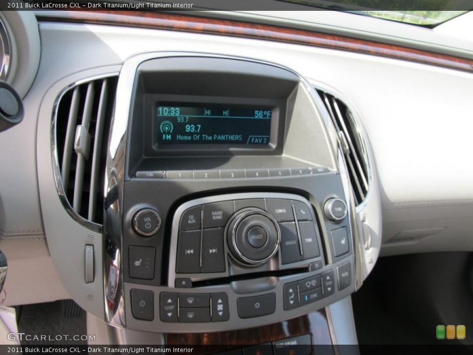 Dark Titanium/Light Titanium Interior Controls for the 2011 Buick LaCrosse CXL #54341673