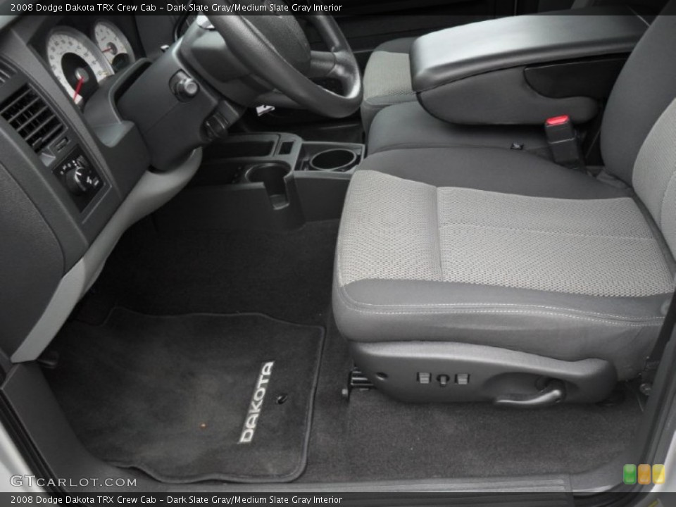 Dark Slate Gray/Medium Slate Gray Interior Photo for the 2008 Dodge Dakota TRX Crew Cab #54342883