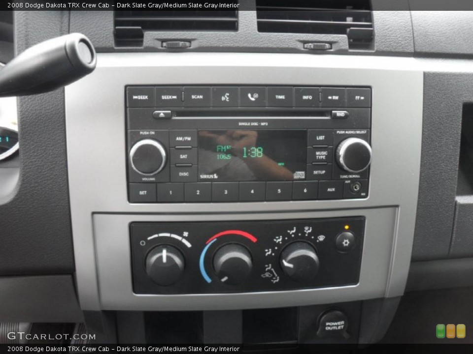 Dark Slate Gray/Medium Slate Gray Interior Audio System for the 2008 Dodge Dakota TRX Crew Cab #54342910