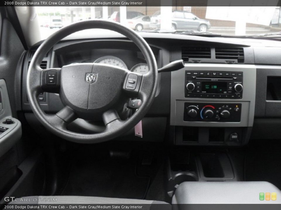 Dark Slate Gray/Medium Slate Gray Interior Dashboard for the 2008 Dodge Dakota TRX Crew Cab #54342934