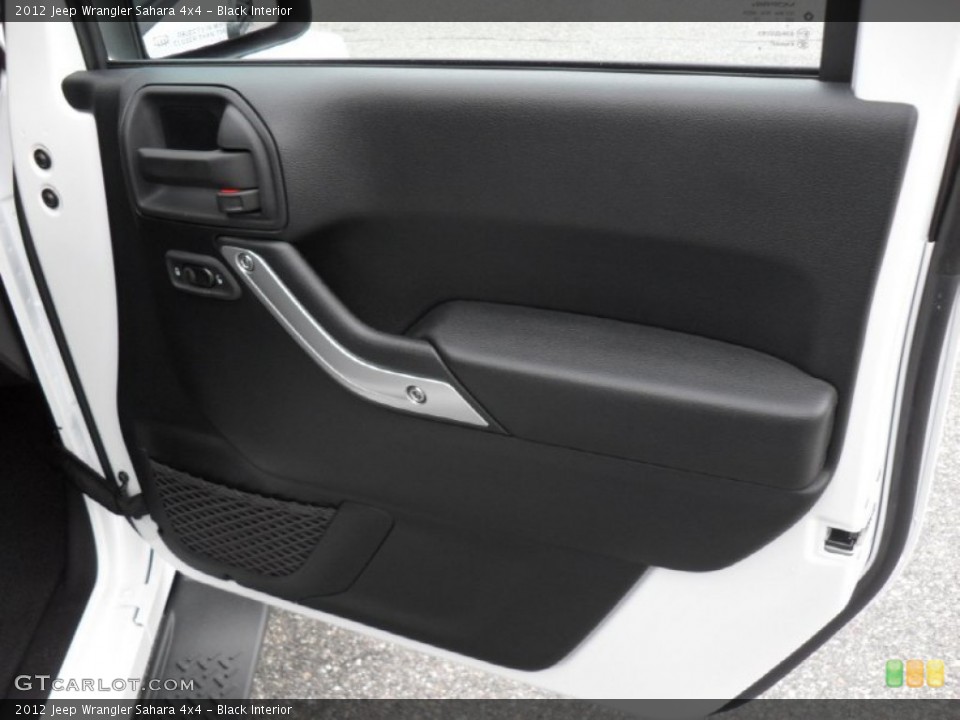 Black Interior Door Panel for the 2012 Jeep Wrangler Sahara 4x4 #54343273