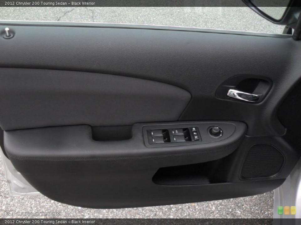 Black Interior Door Panel for the 2012 Chrysler 200 Touring Sedan #54343345