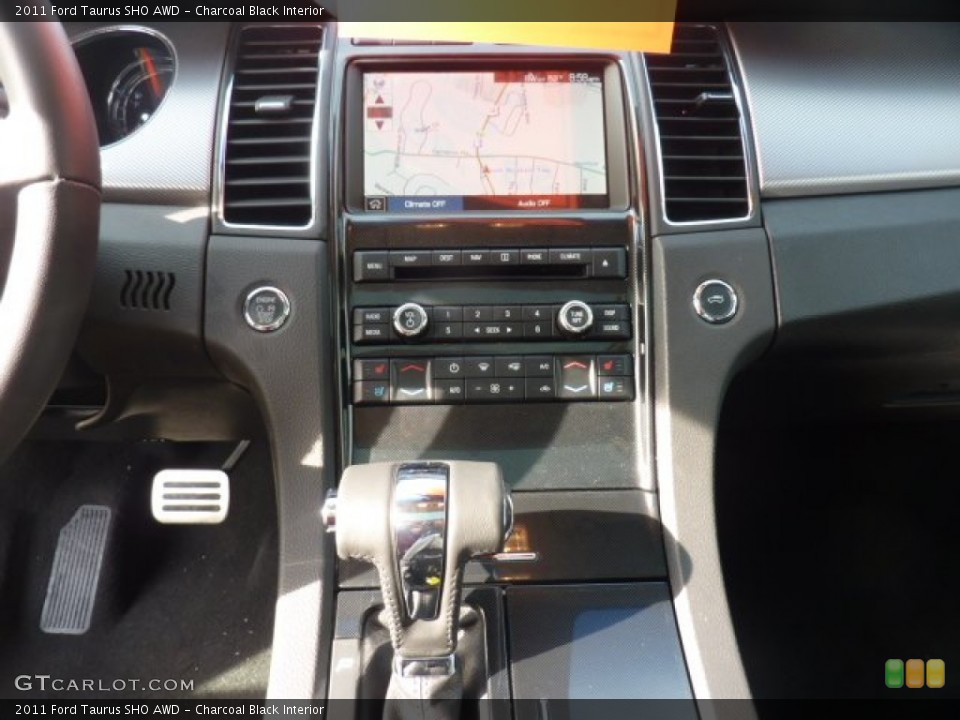 Charcoal Black Interior Controls for the 2011 Ford Taurus SHO AWD #54343607