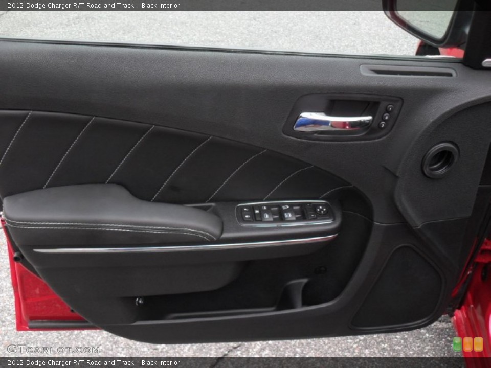 Black Interior Door Panel for the 2012 Dodge Charger R/T Road and Track #54343651