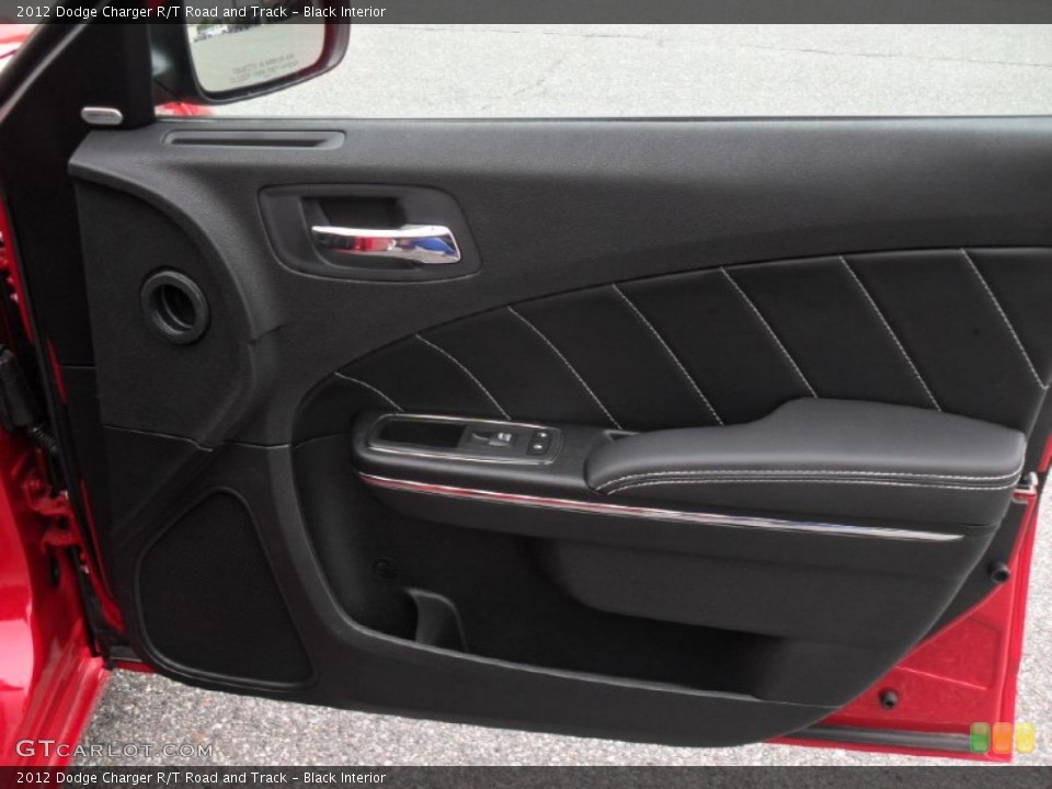 Black Interior Door Panel for the 2012 Dodge Charger R/T Road and Track #54343740