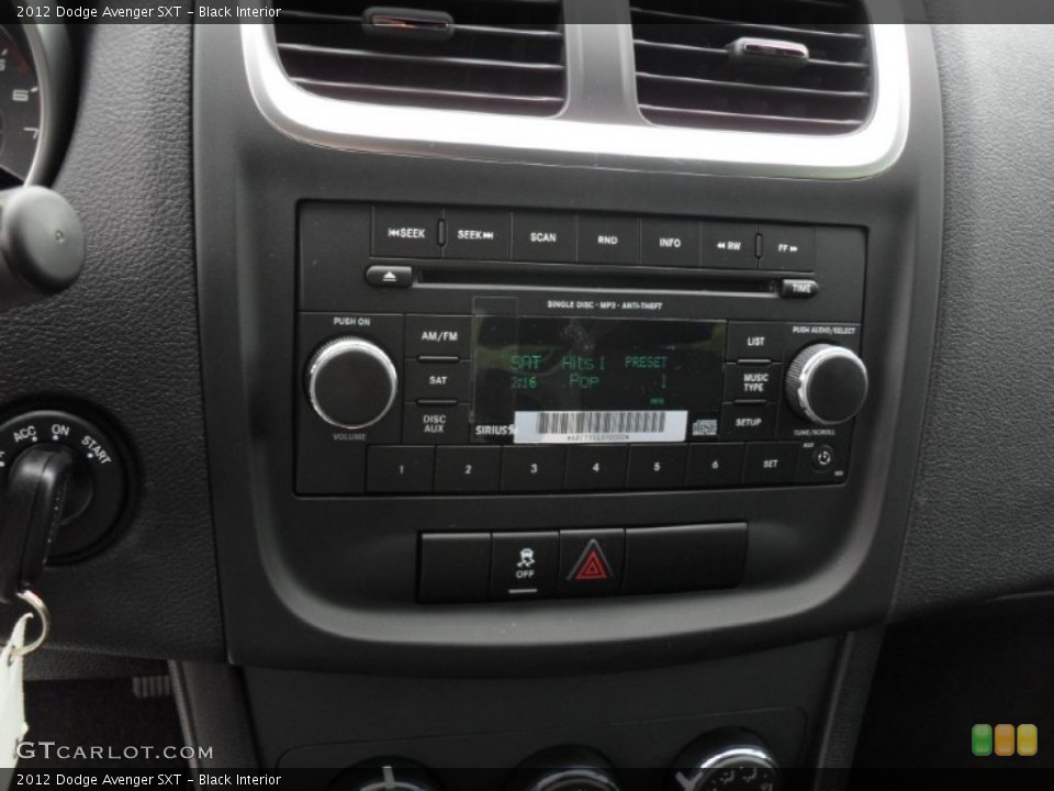 Black Interior Audio System for the 2012 Dodge Avenger SXT #54343822