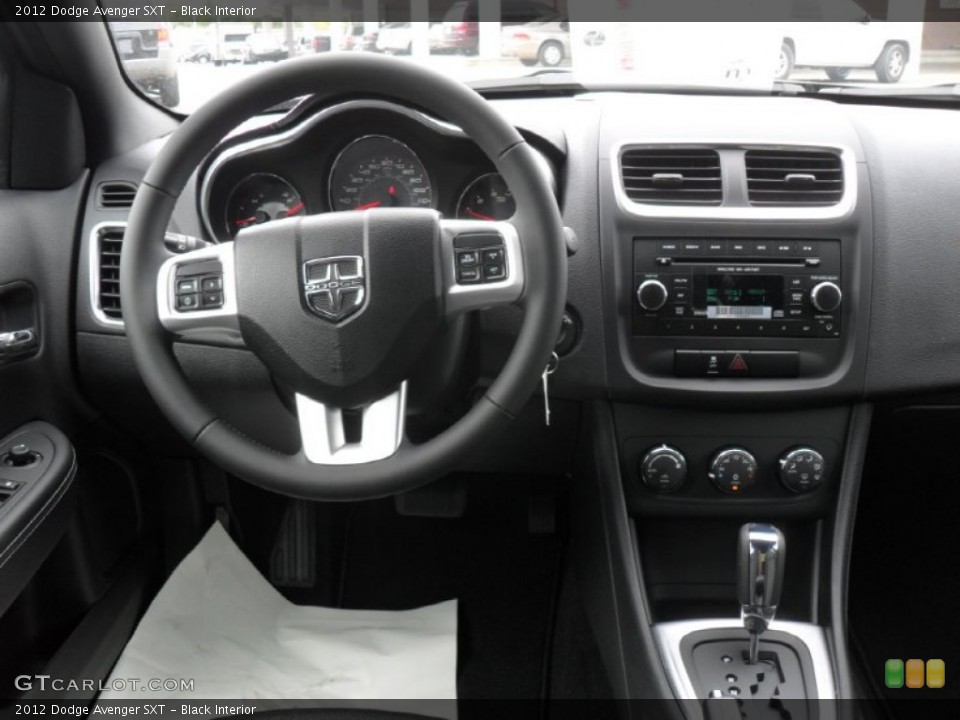 Black Interior Dashboard for the 2012 Dodge Avenger SXT #54343849
