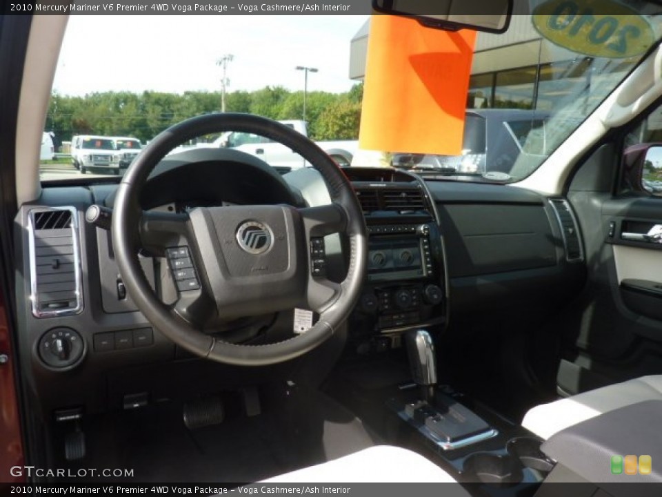 Voga Cashmere/Ash Interior Dashboard for the 2010 Mercury Mariner V6 Premier 4WD Voga Package #54344155