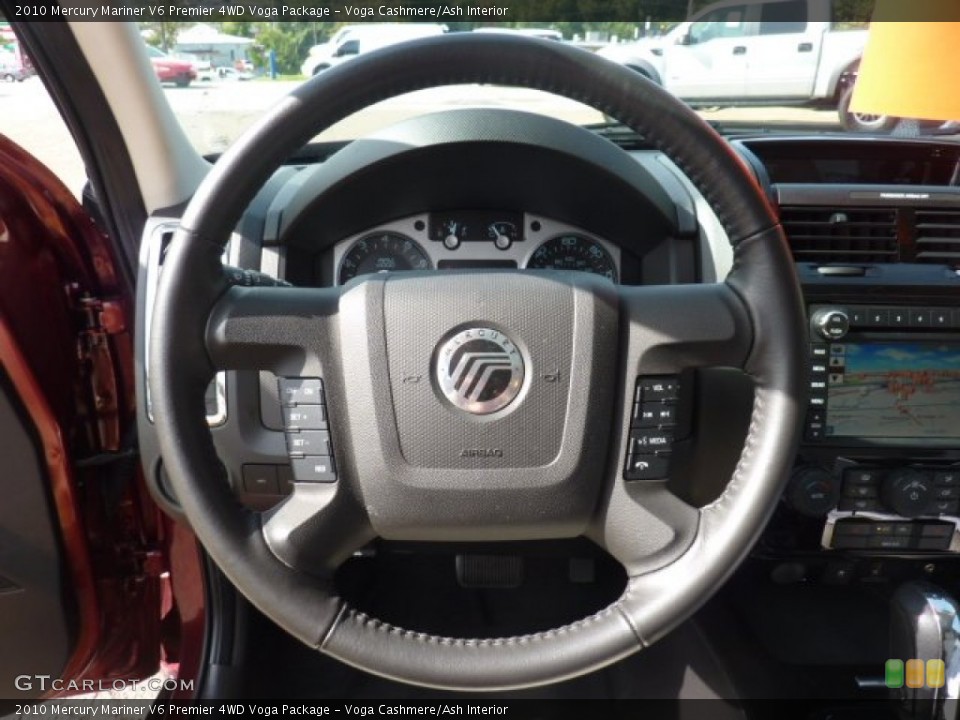 Voga Cashmere/Ash Interior Steering Wheel for the 2010 Mercury Mariner V6 Premier 4WD Voga Package #54344182