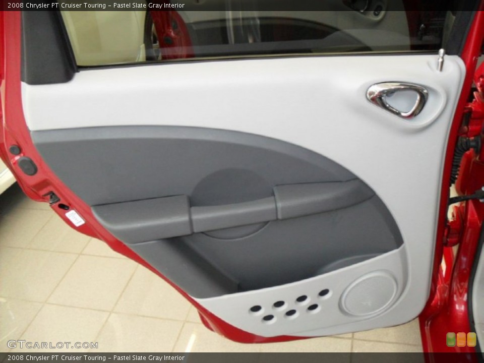 Pastel Slate Gray Interior Door Panel for the 2008 Chrysler PT Cruiser Touring #54345370