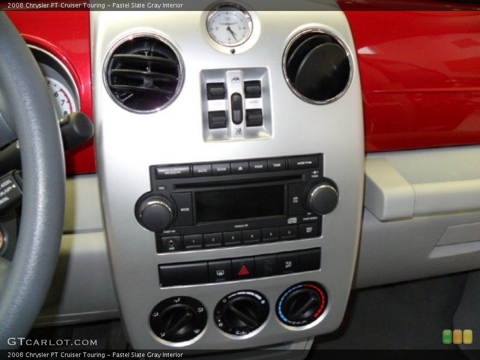 Pastel Slate Gray Interior Controls for the 2008 Chrysler PT Cruiser Touring #54345427