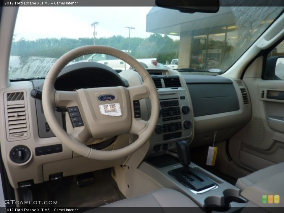 Camel Interior Dashboard for the 2012 Ford Escape XLT V6 #54345551