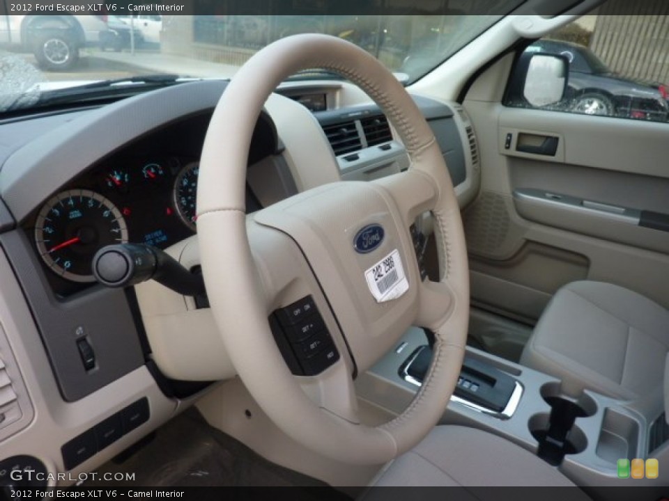 Camel Interior Steering Wheel for the 2012 Ford Escape XLT V6 #54345574